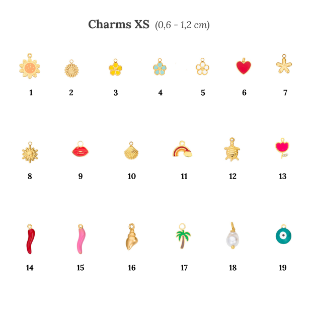 Collier personnalisé bicolore rose et jaune, perles Heishi avec charms, acier