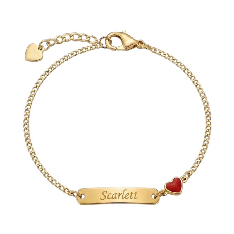 Bracelet personnalisé enfant en acier inoxydable