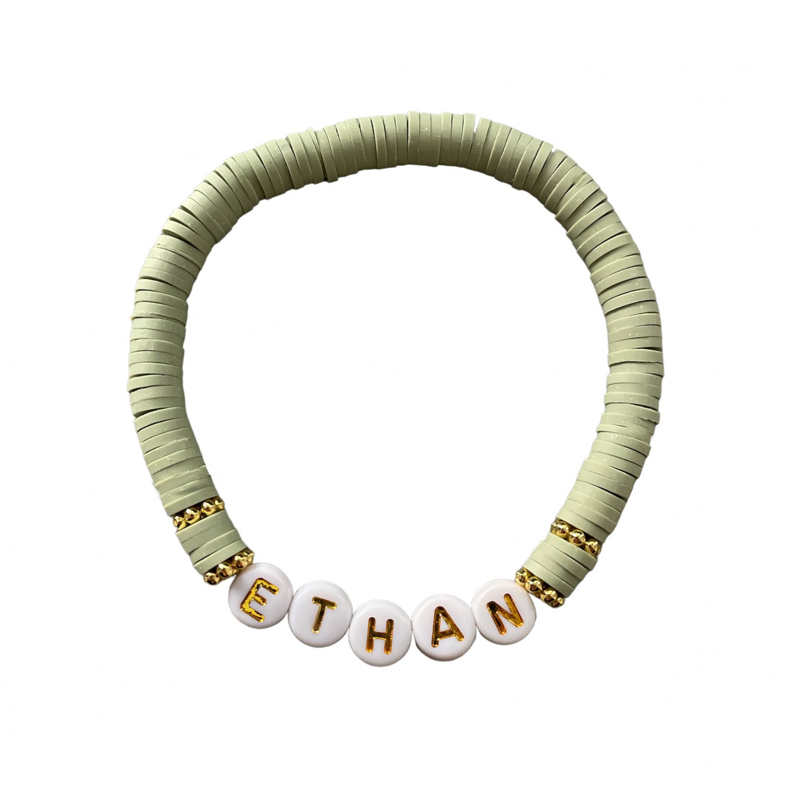 Bracelet personnalisé pour homme prénom en perles