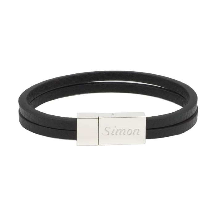 Bretelles Western Noires Avec Boucles Argentées - Style éperon - Longueur 20 Pouces