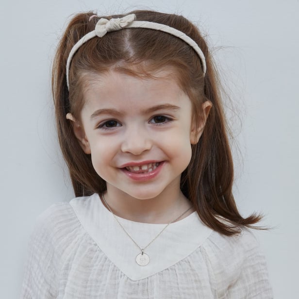 Collier personnalisé enfant dessin chat, argent