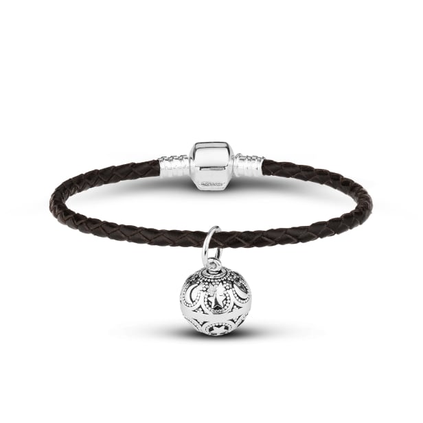 Bracelet bola de grossesse boheme, argenté