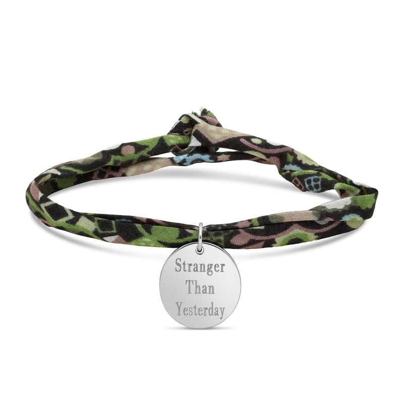 Bracelet liberty et médaille 15 mm Argent