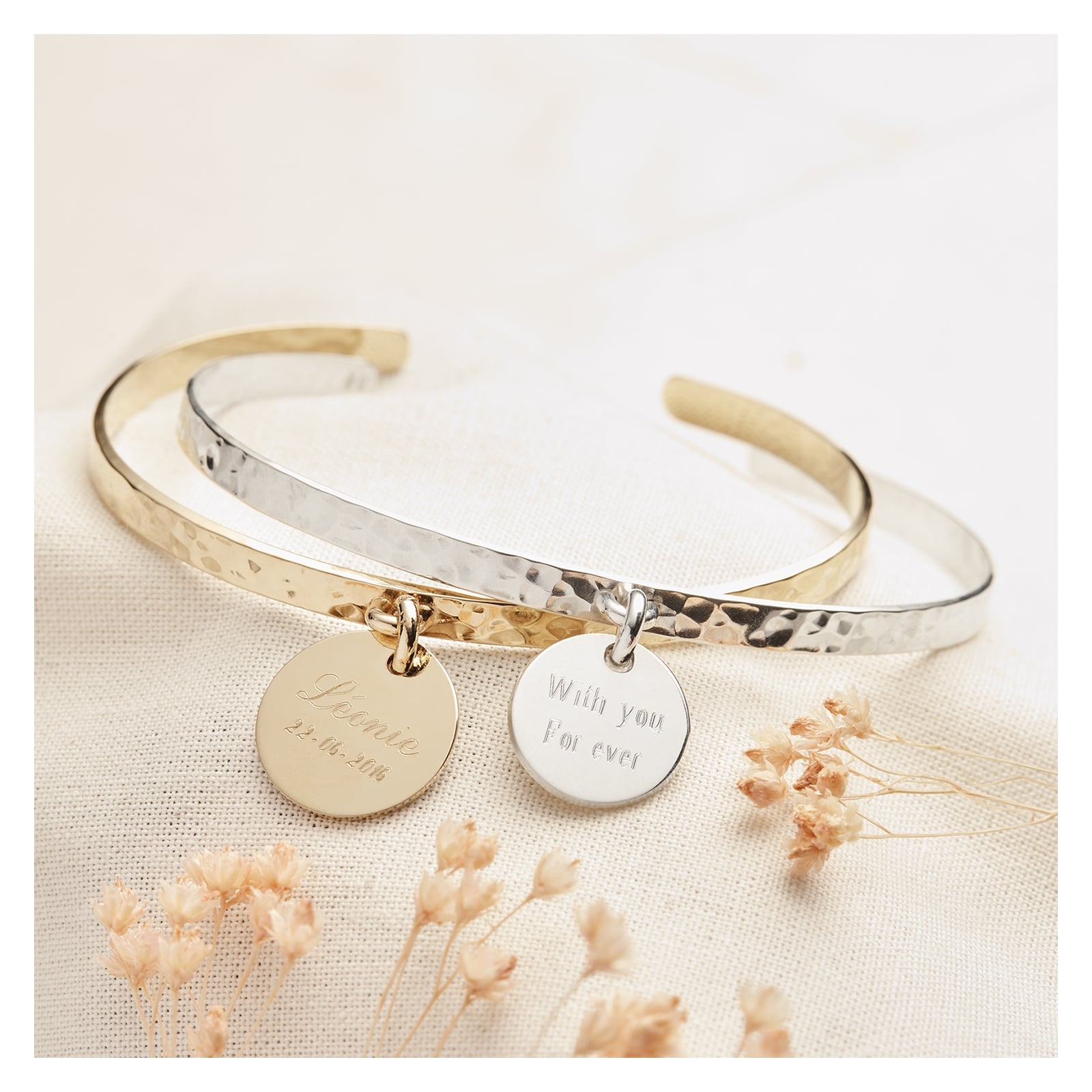 Bracelet Message Plaque Plaqué Or Jaune - Neuf Avec étiquettes - Bijou Personnalisable