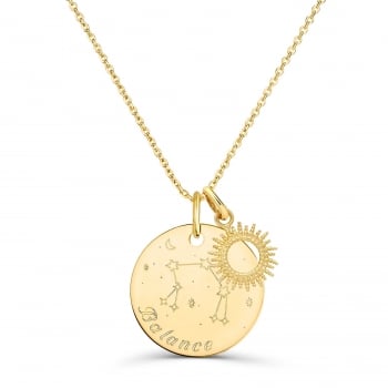 Collier Ancien Original à Trois Charms - Émaux, Strass Et Plaqué Or, Thème Ourson Et Colombe