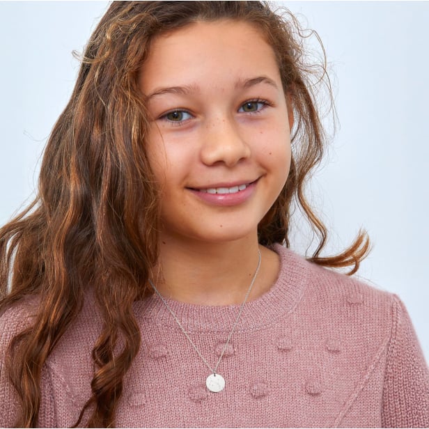 Collier astro enfant personnalisé, argent