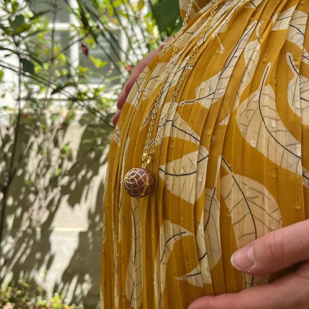 Bola de grossesse boheme rose poudré