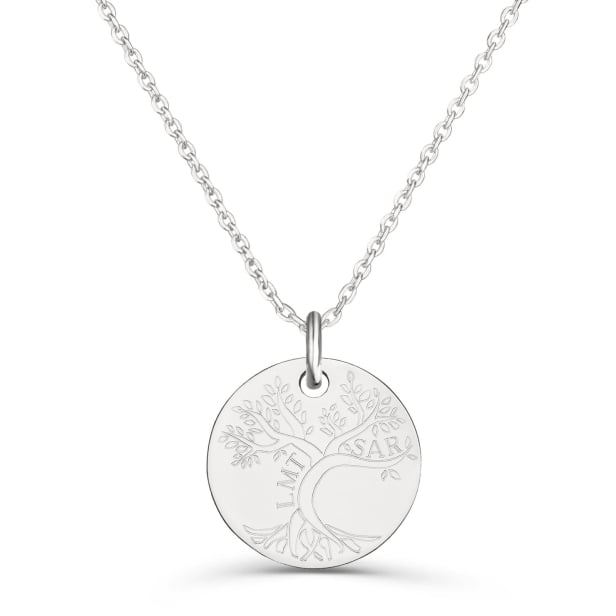 Collier arbre de vie gravé Collier arbre de vie gravé