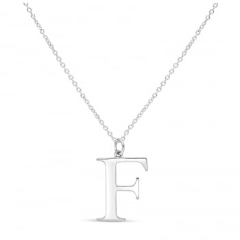 Collier charm lettre 18 mm...