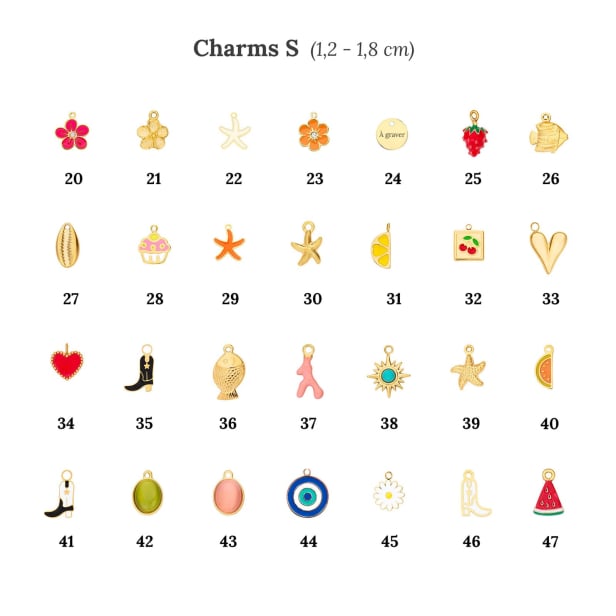 Bracelet charms personnalisé chaîne boules, acier inoxydable