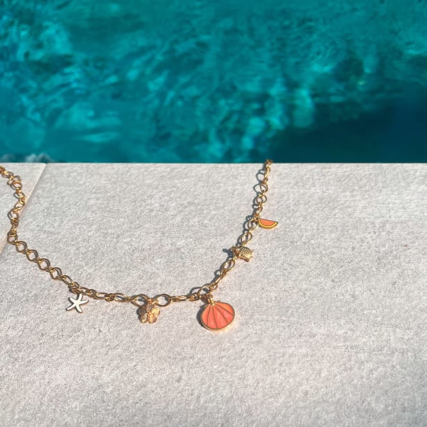 Collier charms à personnaliser, acier inoxydable