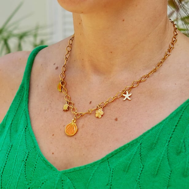 Collier charms à personnaliser, acier inoxydable