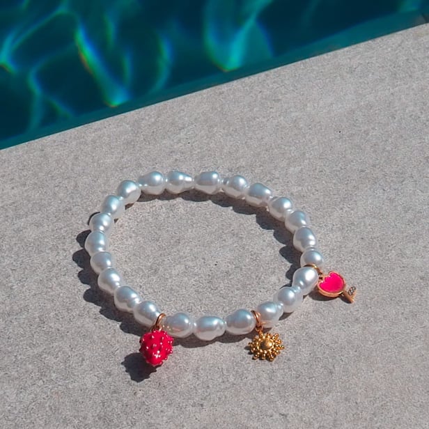 Bracelet perles à personnaliser avec charms