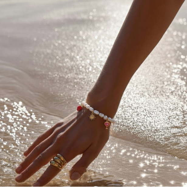 Bracelet perles à personnaliser avec charms