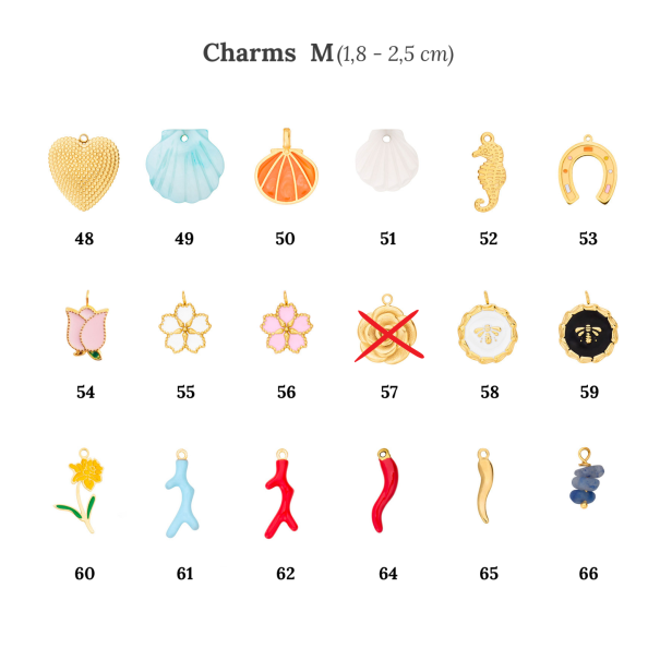 Collier perles à personnaliser avec charms