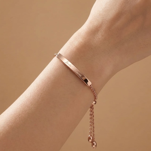 Bracelet Chainette Acier Inoxydable