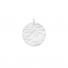 Médaille martelée 20 mm en Argent