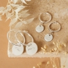 Boucles d'oreilles créoles en Argent