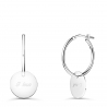 Boucles d'oreilles créoles en Argent