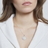 Collier médaille 15 mm arbre de vie Argent