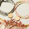 Bracelet liberty enfant médaille personnalisée Plaqué Or