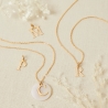 Collier enfant lettre 12 mm en Plaqué Or