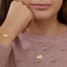 Collier personnalisé pour enfant nuage 20 mm Plaqué Or