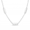 Collier personnalisé enfant Argent 3 plaques à graver
