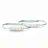 Duo bracelets cordons personnalisés lettres pour mère-enfant