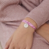 Bracelet enfant liberty et médaille personnalisée Argent