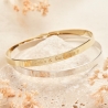 Bracelet jonc gravé en Argent