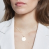 Collier médaille 20 mm astro vierge Argent