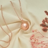 Bola de grossesse plaqué or rose