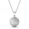 Bola de grossesse sablé argent