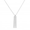 Collier personnalisé double plaques