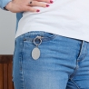 Porte clés ovale personnalisé