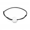 Bracelet cordon personnalisé pour enfant avec illustration animaux : chat, chien, éléphant, licorne.