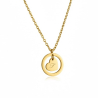 Collier acier pendentif cœur
