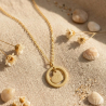 Collier acier pendentif cœur