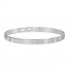 Packshot du bracelet jonc gravé en Argent