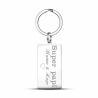 Porte clés rectangle personnalisé