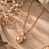 Collier bola de grossesse personnalisé rosé
