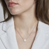 Collier personnalisé médaillon Argent en forme de cœur