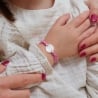 Bracelet liberty enfant médaille 15 mm personnalisée en Argent