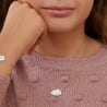 Collier enfant personnalisé nuage 20 mm Argent