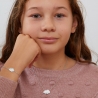 Bracelet nuage enfant personnalisé en Argent