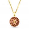 Bola de grossesse boheme rose poudré