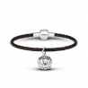 Bracelet bola de grossesse boheme, argenté
