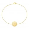 Packshot du bracelet personnalisé enfant en plaqué or