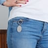 Porte clés ovale personnalisé
